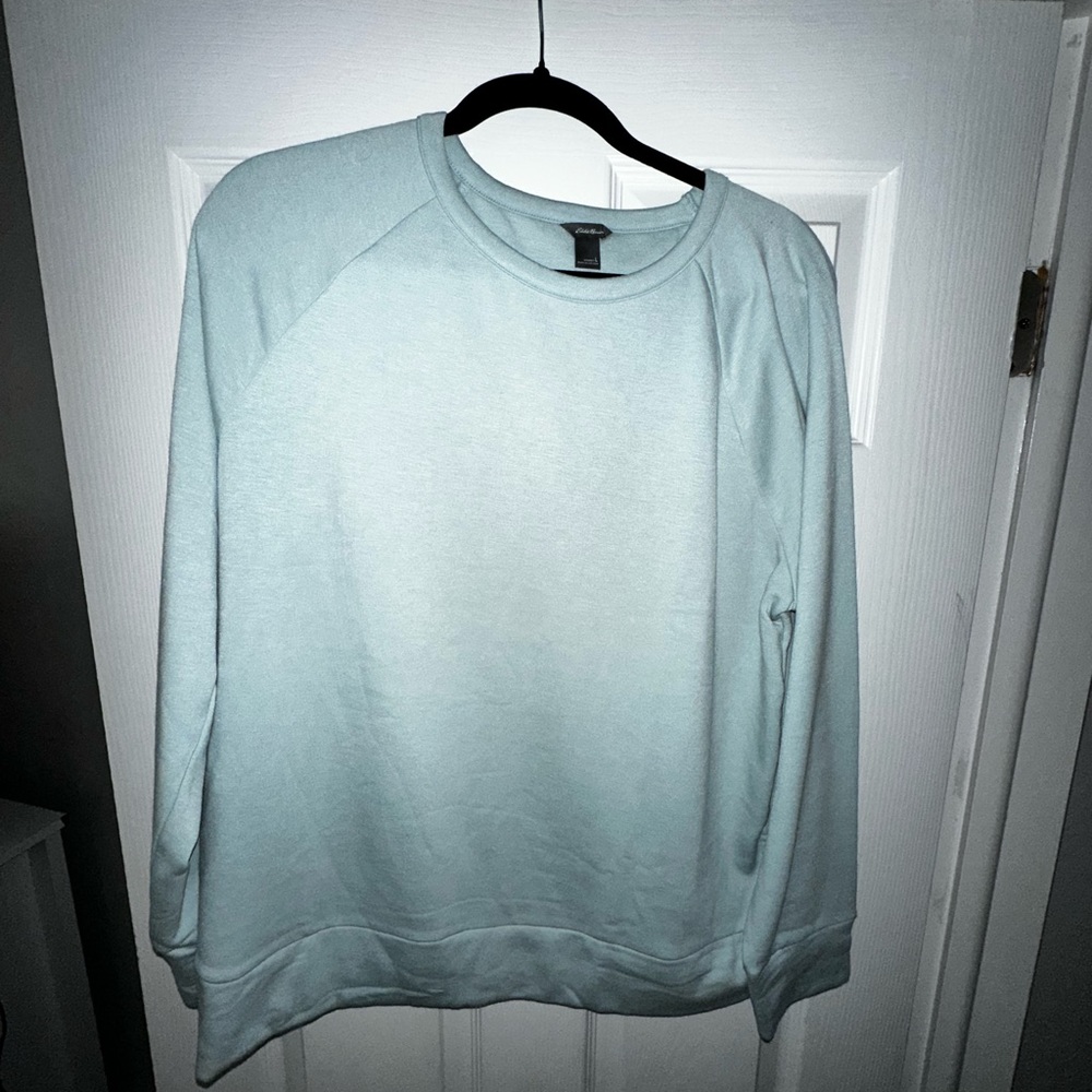 Teal Eddie Bauer pull over